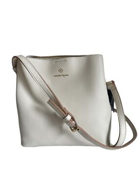 Nanette Lepore Vanilla Crossbody Bucket Bag New